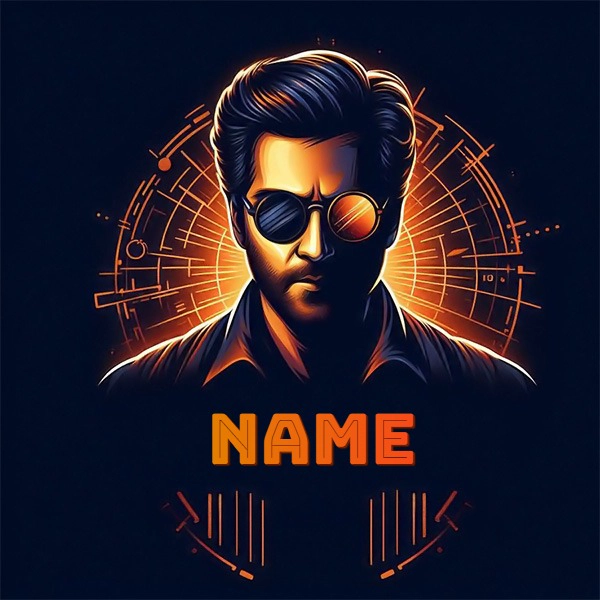 Personaliza una imagen futurista con tu nombre y estilo único