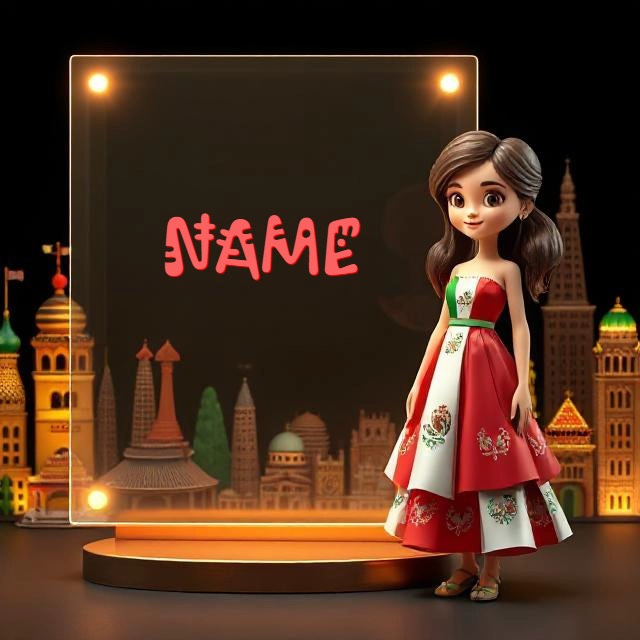 Marco Personalizado con Bandera Mexicana y Avatar Único