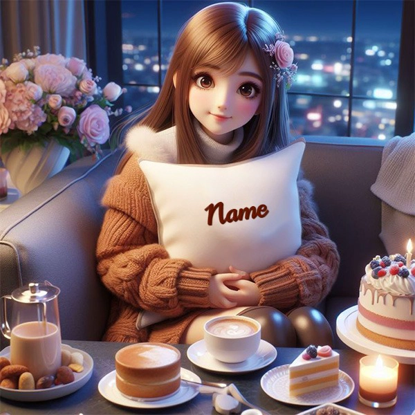 Personaliza tu imagen con una adorable chica estilo anime