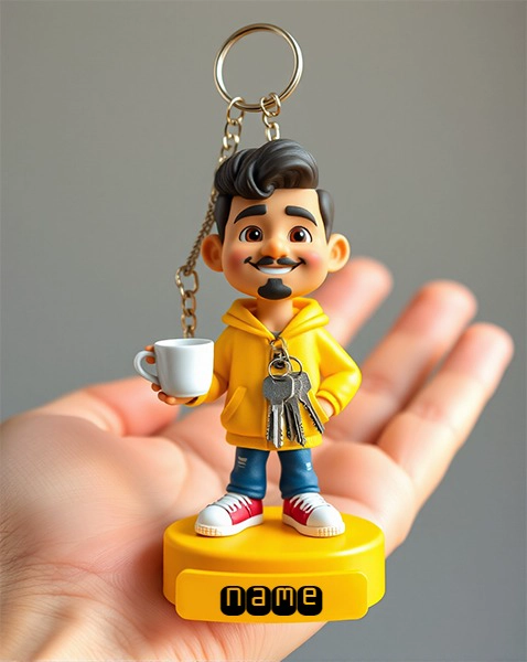 Personaliza tu llavero figurín con encanto y alegría