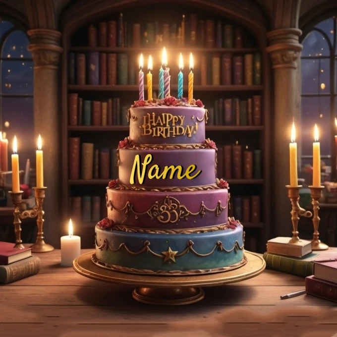 Personaliza tu mensaje de cumpleaños elegante con tu nombre