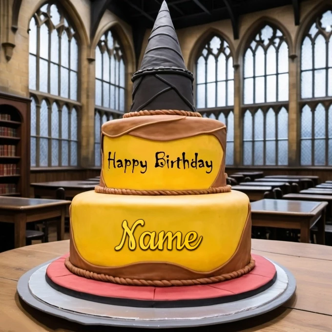 Personaliza un pastel mágico estilo sombrero de mago