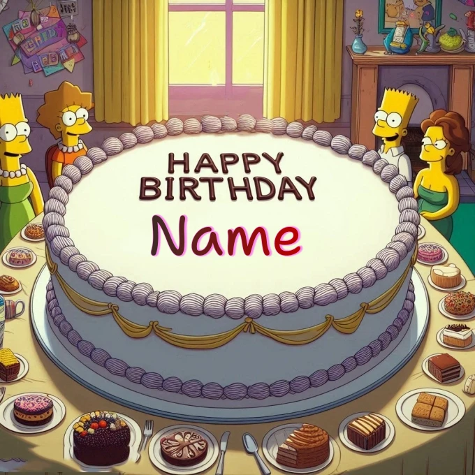 Personaliza tu saludo de cumpleaños con la familia Simpson