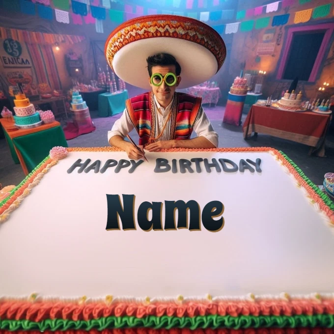 Personaliza tu fiesta con una imagen de cumpleaños estilo 'Cinco de Mayo'