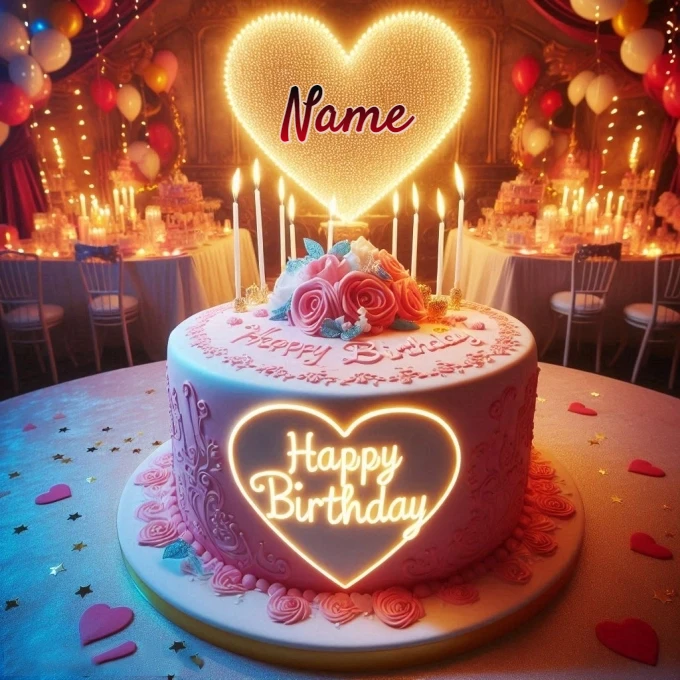 Personaliza tu imagen de pastel festivo con tu nombre y mensaje