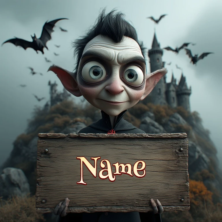 Personaliza tu imagen con un vampiro encantador y tenebroso