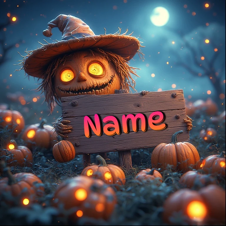 Personaliza tu noche mágica con un espantapájaros encantado