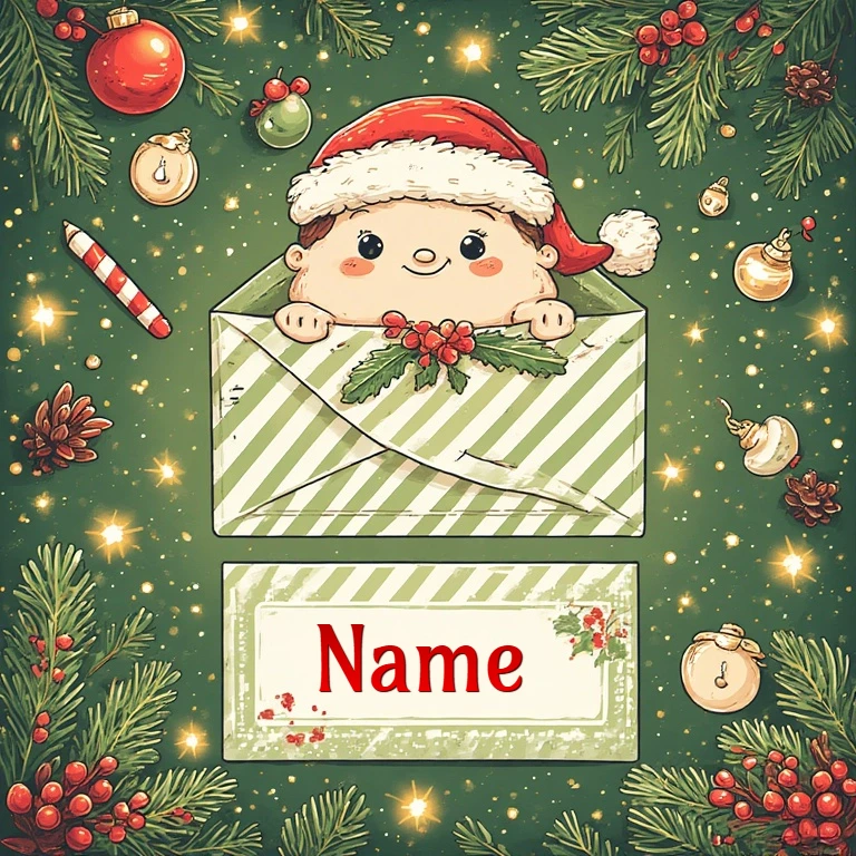 Crea Felicitaciones de Año Nuevo Mágicas con Tu Nombre