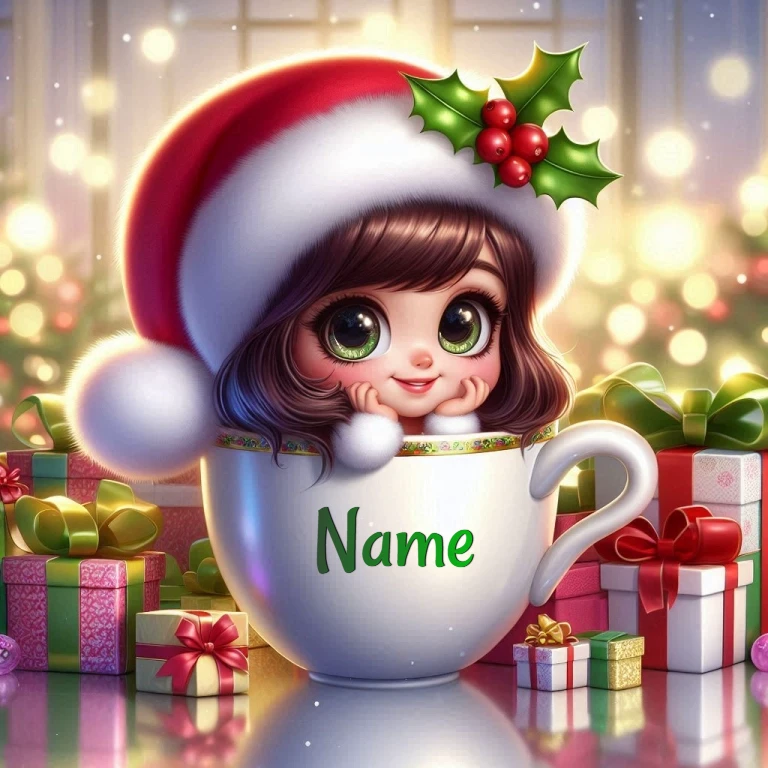 Dale un Toque Mágico a tus Fotos Navideñas con un Nombre