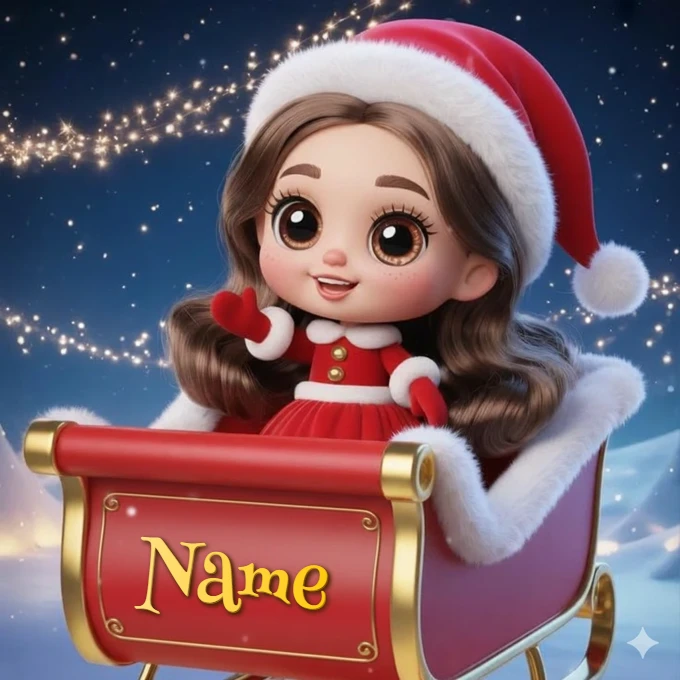 Personaliza tu Navidad con un encantador reno en 3D