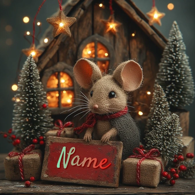 Personaliza tu saludo de Año Nuevo con un diseño festivo único