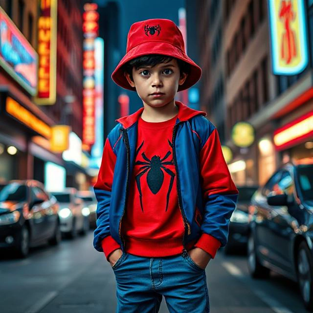 Convierte Tu Rostro en el Pequeño Spider-Man de la Ciudad