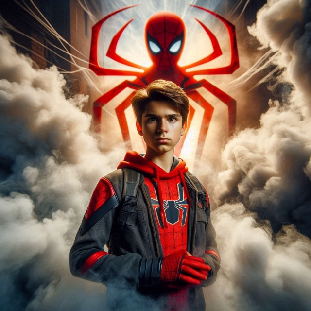 Transforma tu rostro en un héroe con estilo arácnido