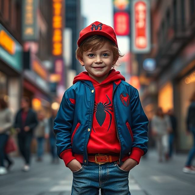 Conviértete en un joven héroe urbano con nuestro face-swap