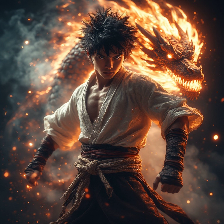 Conviértete en un guerrero épico enfrentando dragones