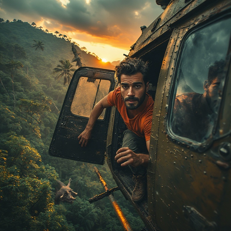 Vive la aventura y reemplaza tu rostro en un paisaje de ensueño