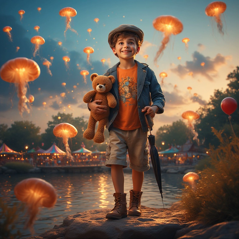 Transforma tu rostro en una mágica escena de fantasía