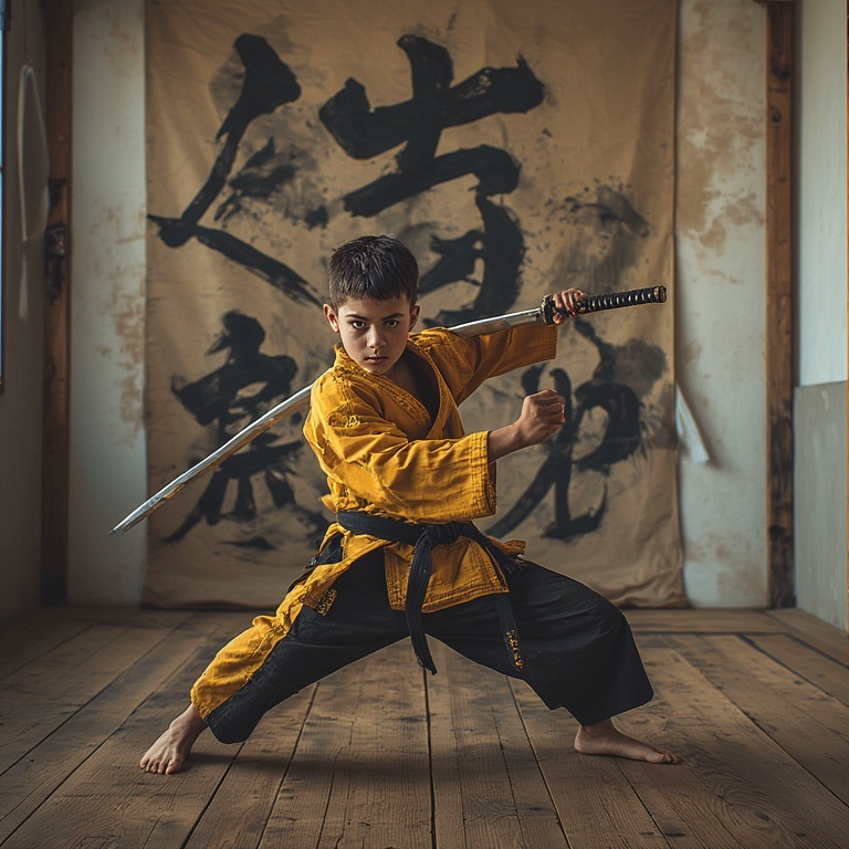 Transforma tu rostro en un joven guerrero del dojo