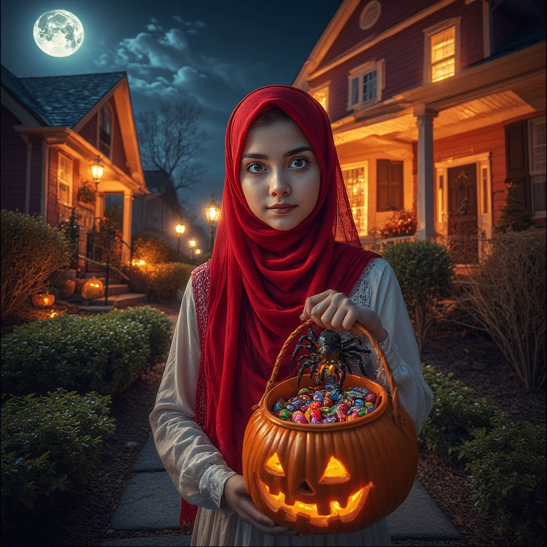 Transforma tu rostro en una mágica noche de Halloween