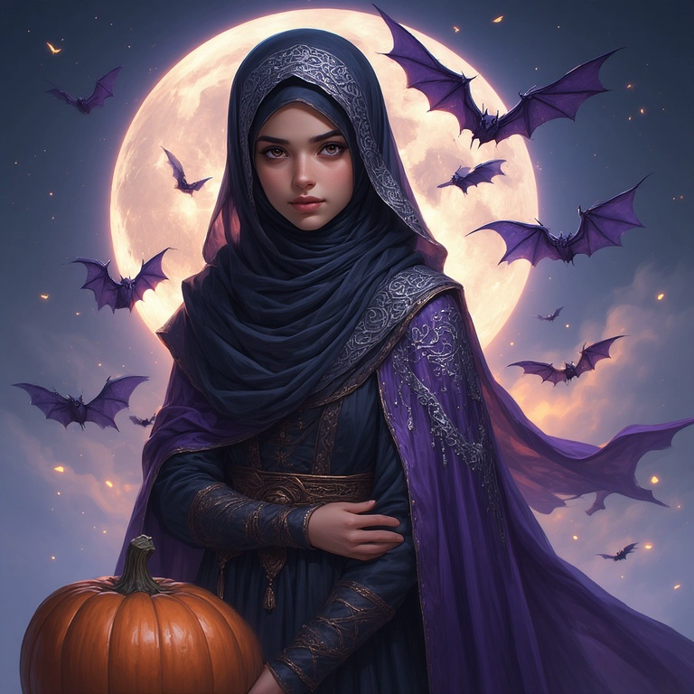 Transforma tu rostro en un mágico escenario de Halloween