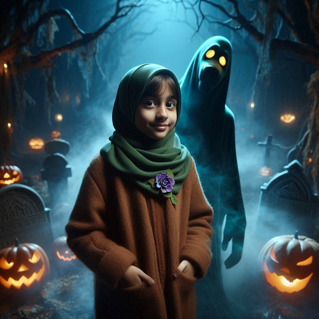 Transforma tu rostro en un escenario de Halloween mágico