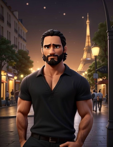 Descubre el cambio de rostro AI y luce único en las calles de París