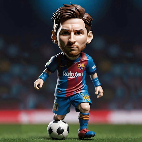 Cambia tu rostro con Messi y adéntrate en el mundo animado