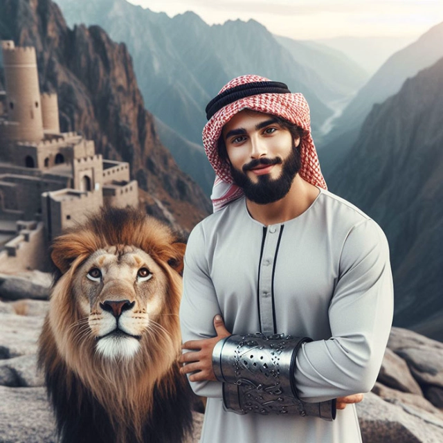 Conviértete en un héroe árabe al intercambiar tu rostro online