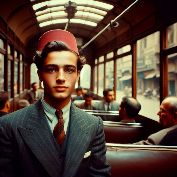 Viaja en el tiempo cambiando tu rostro en el tranvía de El Cairo