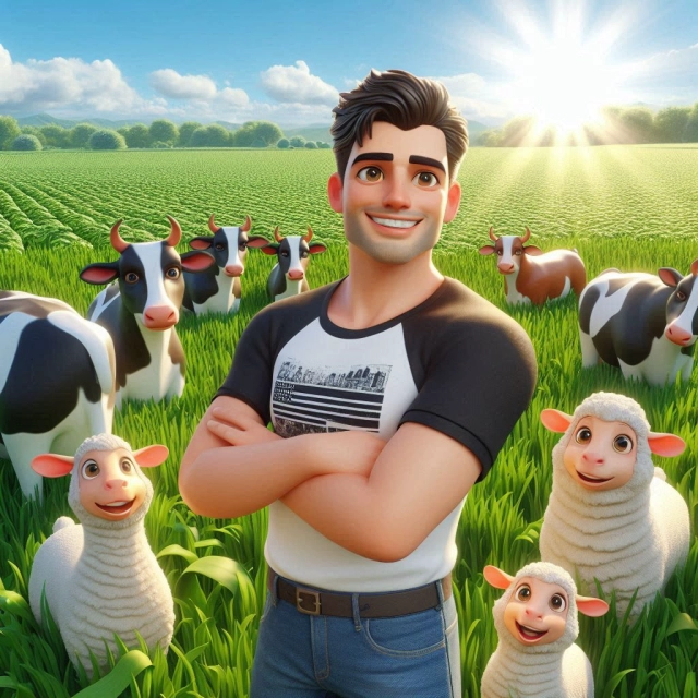 Conviértete en el héroe de la granja con nuestra herramienta face-swap