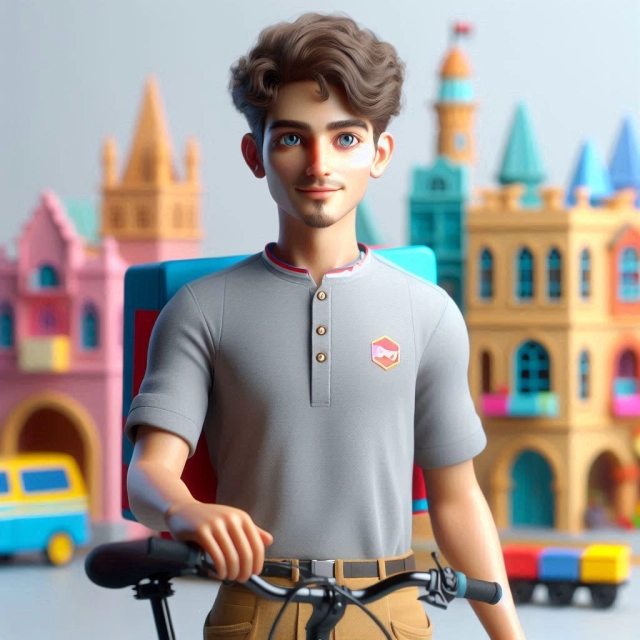 Transforma tu rostro en un repartidor en un mundo de color