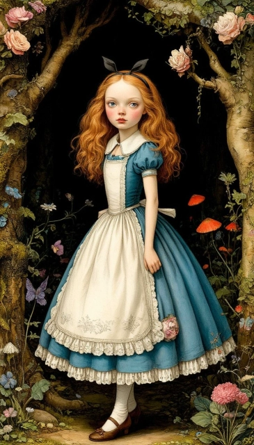 Entra al mundo de maravillas transforma tu rostro con Alicia