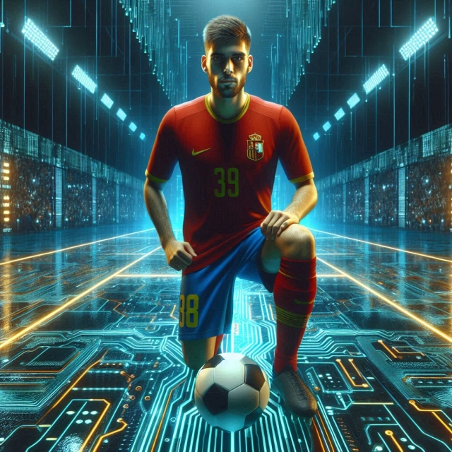 Transforma tu rostro en un jugador cibernético en el campo