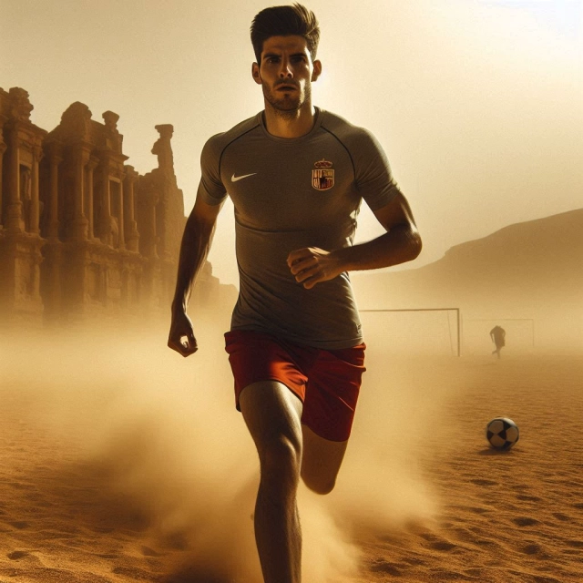 Corre como un héroe: Aventura de fútbol en el desierto