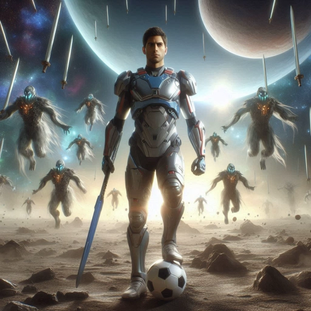 Transfórmate en un Guerrero Espacial con Face Swap