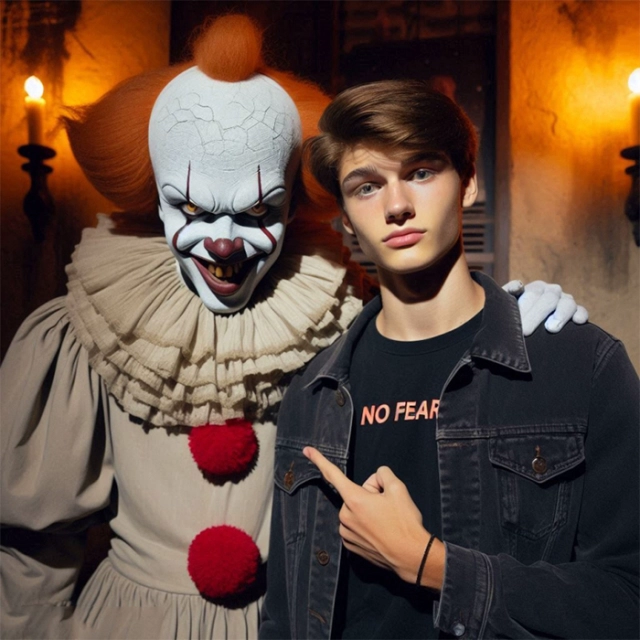 Transforma tu rostro en el aterrador Pennywise fácilmente