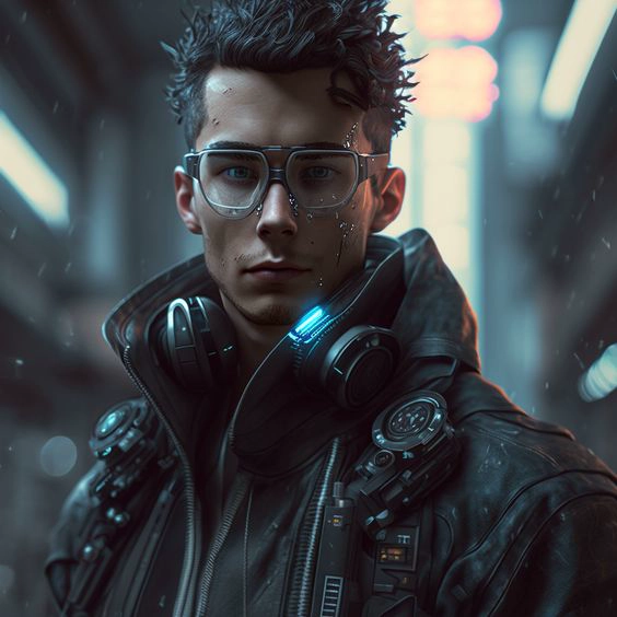 Transforma tu rostro en un héroe cyborg del futuro