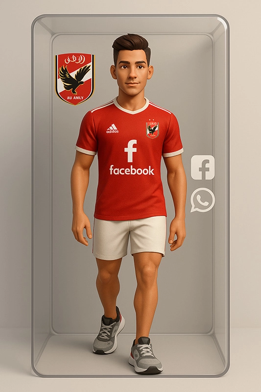 Convierte tu rostro en un ícono del club Al-Ahly