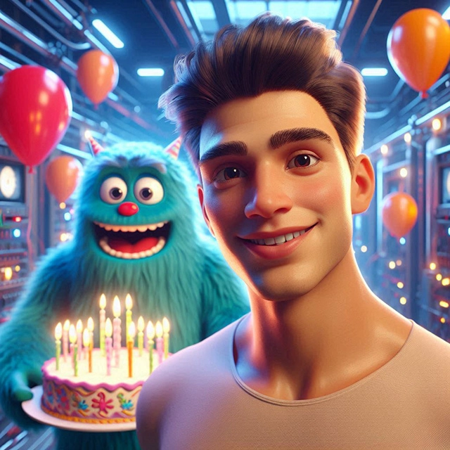 Convierte tu rostro en un personaje animado para tu cumpleaños