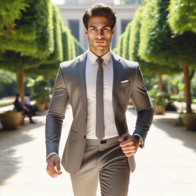 Cambia tu rostro con estilo y destaca con traje y corbata elegantes