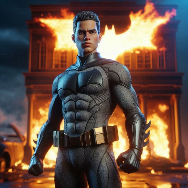 Transforma tu rostro en Batman: Sé el héroe de Gotham