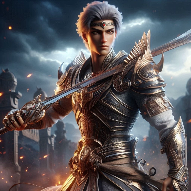 Transforma tu rostro en el de un poderoso guerrero legendario