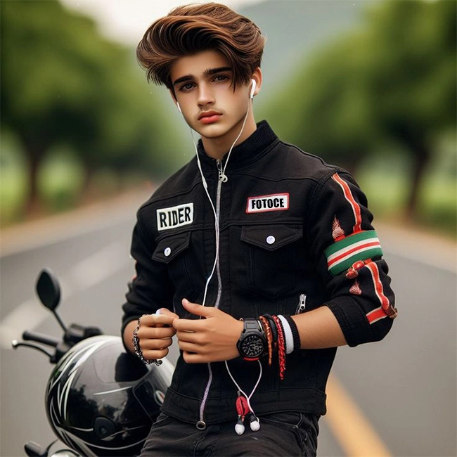 Transforma tu rostro: Conviértete en un motociclista atractivo