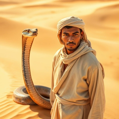 Conviértete en el Guerrero del Desierto con una Serpiente