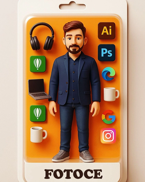 Transforma tu rostro en un diseñador gráfico profesional