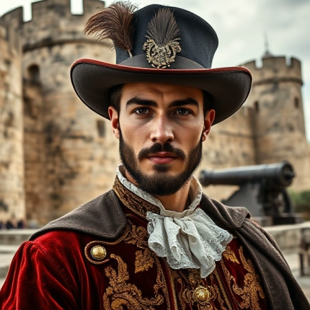 Transforma tu rostro en un valiente caballero medieval ahora