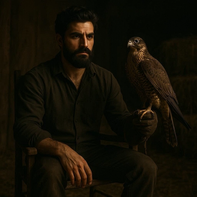 Descubre tu lado oculto: sé el halcón en la oscuridad