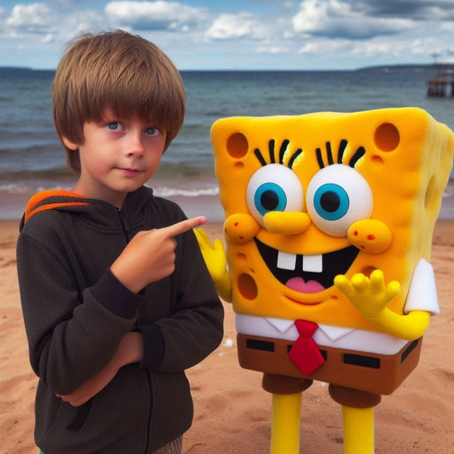 Vive la aventura playera con el face-swap de Bob Esponja