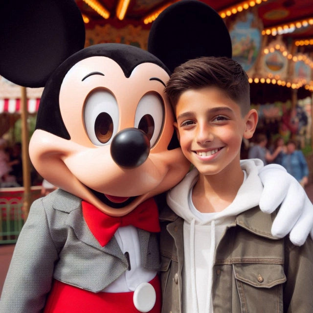 Vive la magia: Cambia tu rostro y abraza a Mickey Mouse