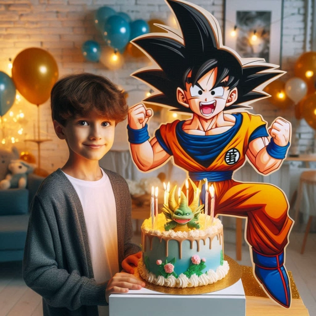Celebra tu cumpleaños como Goku con face-swap de superhéroes